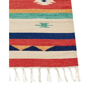 Beliani Tapis en Coton Traditionnel MARGARA  