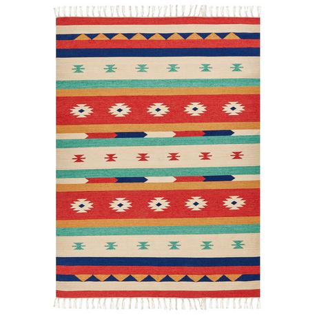 Beliani Tapis en Coton Traditionnel MARGARA  