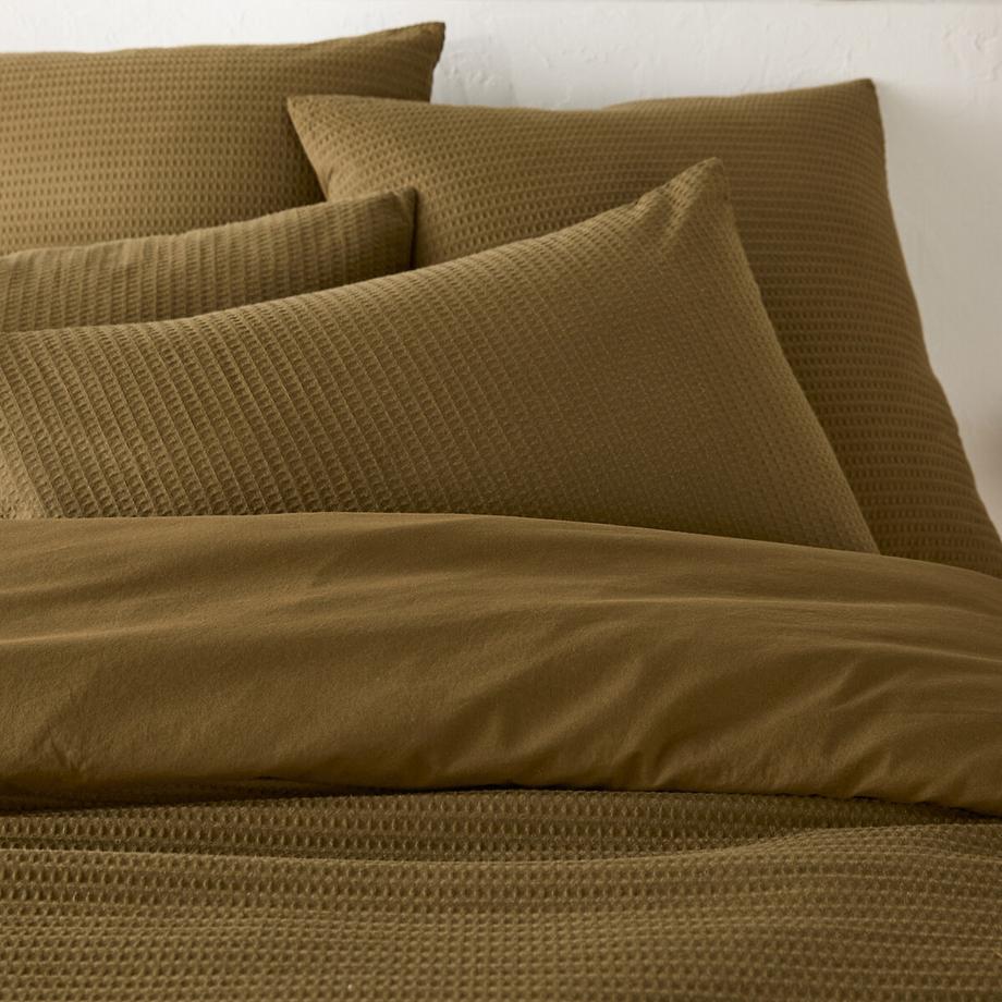 La Redoute Intérieurs Housse de couette Coton Lavé Nid d'Abeille  