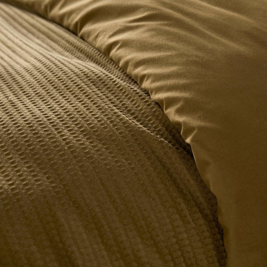 La Redoute Intérieurs Housse de couette Coton Lavé Nid d'Abeille  