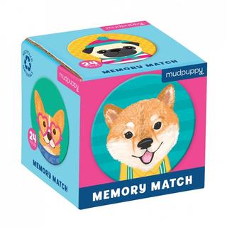 mudpuppy  Mini Memory Game, Dog Portraits, Mudpuppy 