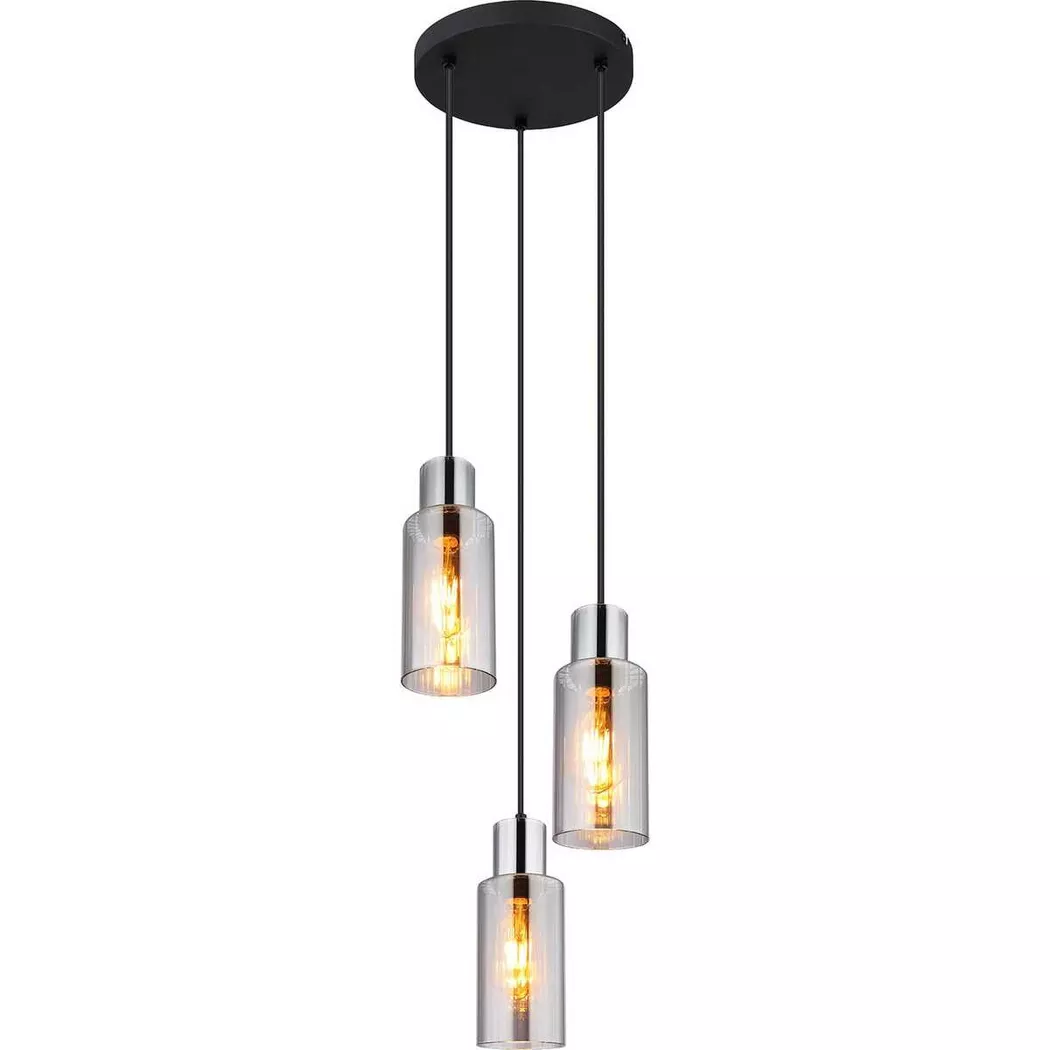 mutoni light – Hängeleuchte Lidaria Metall matt 3xE27, One Size