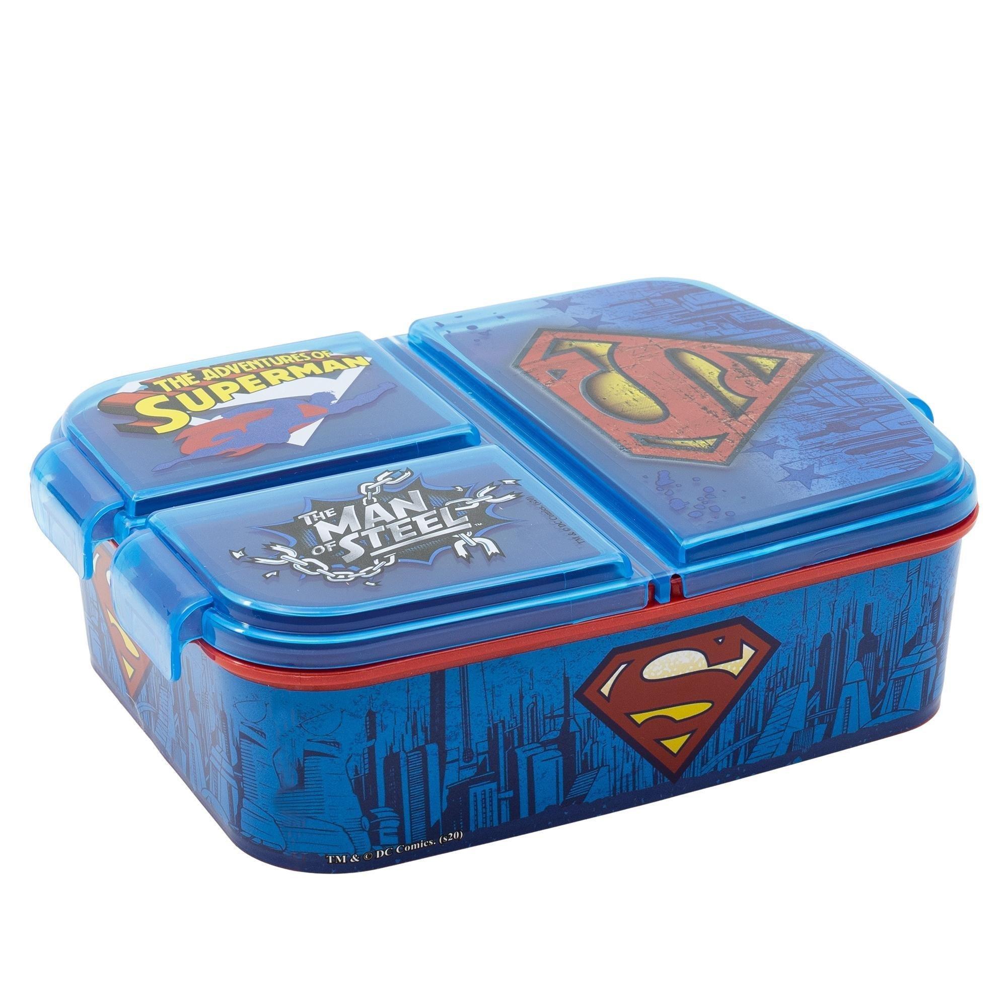 Image of Superman Logo - Lunchbox mit Fächern Superman Logo - Lunchbox mit Fächern