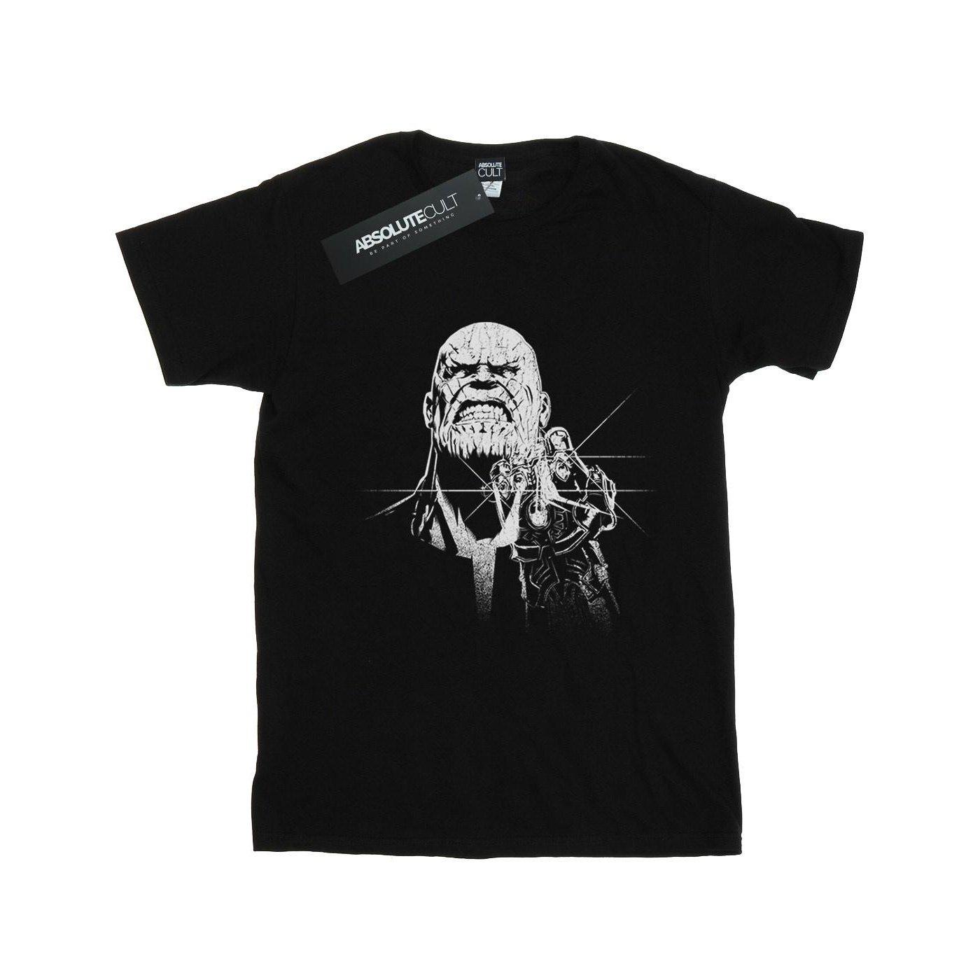 Image of Avengers Infinity War Fierce Thanos Tshirt Damen Schwarz M