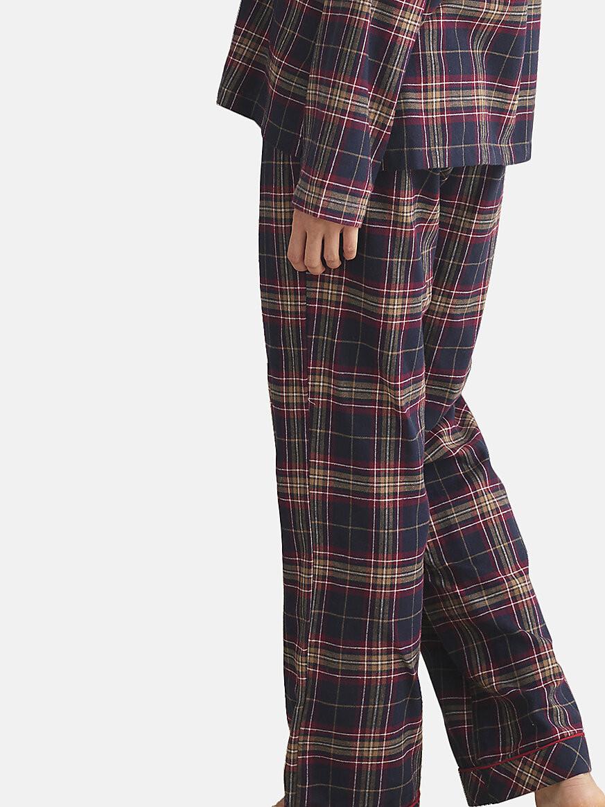 Selmark  Pigiama pantaloni camicia a maniche lunghe PLAID 