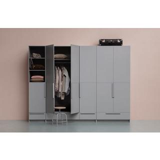 mutoni Armoire Pure 1 porte pin gris béton 48x215  