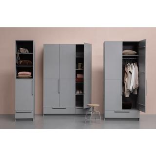 mutoni Armoire Pure 1 porte pin gris béton 48x215  