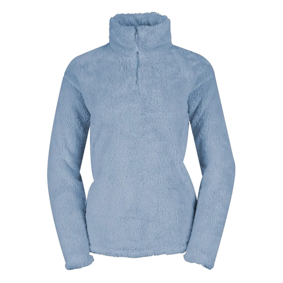 Image of Quest 2 Fleeceoberteil Mit Kurzem Reißverschluss Unisex Mittelblau S