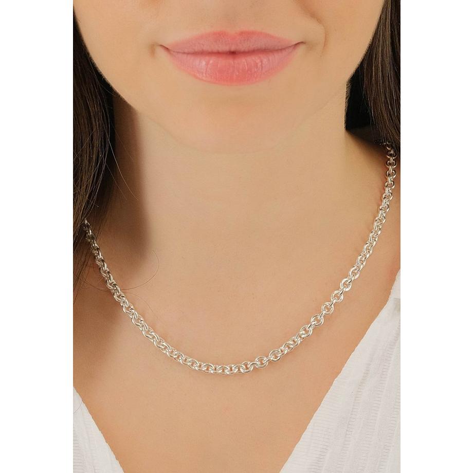 MUAU Schmuck  Collier Anker Silber 925, 5.7mm, 45cm 