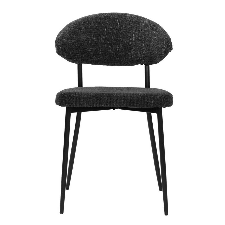 mutoni Chaise Almond gris foncé (lot de 2)  