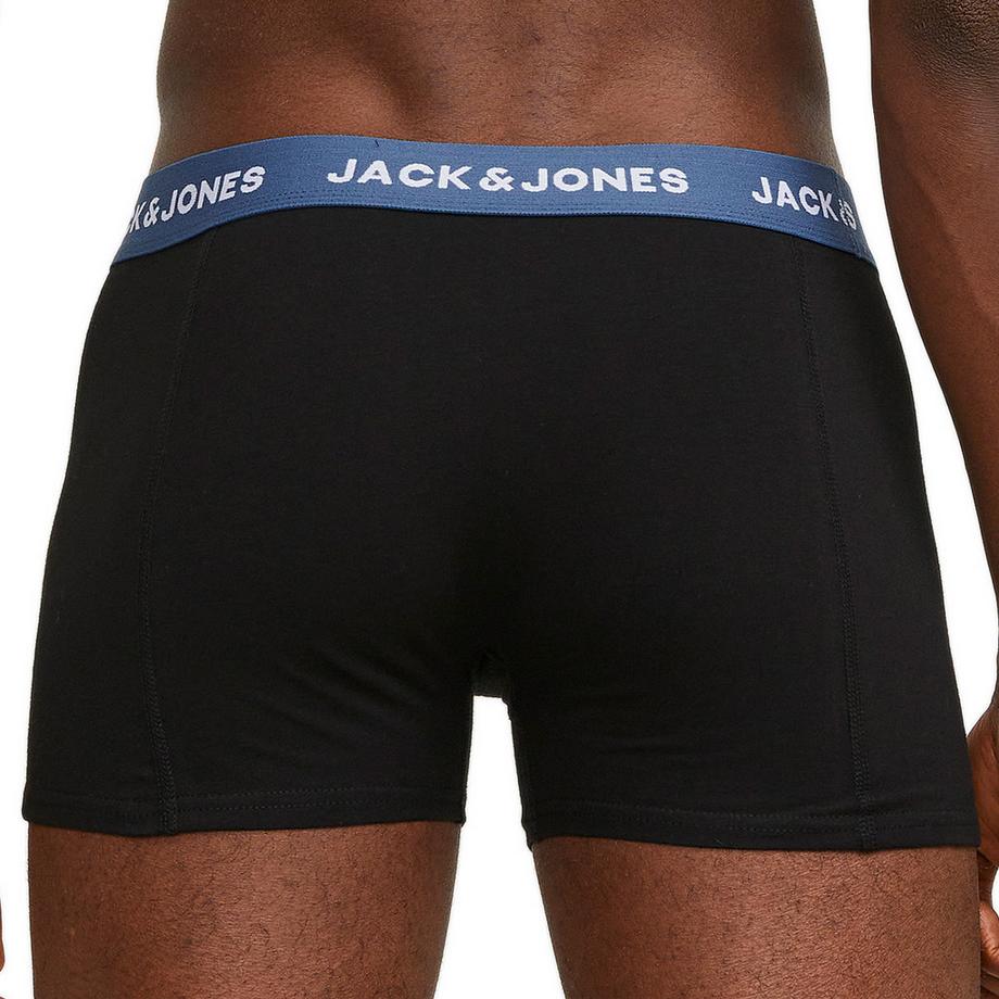 JACK & JONES Lot de 10 boxers rétro unis  