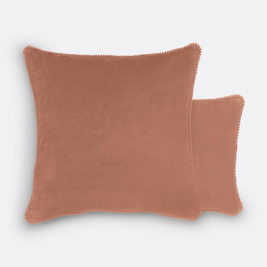 Housse de coussin velours