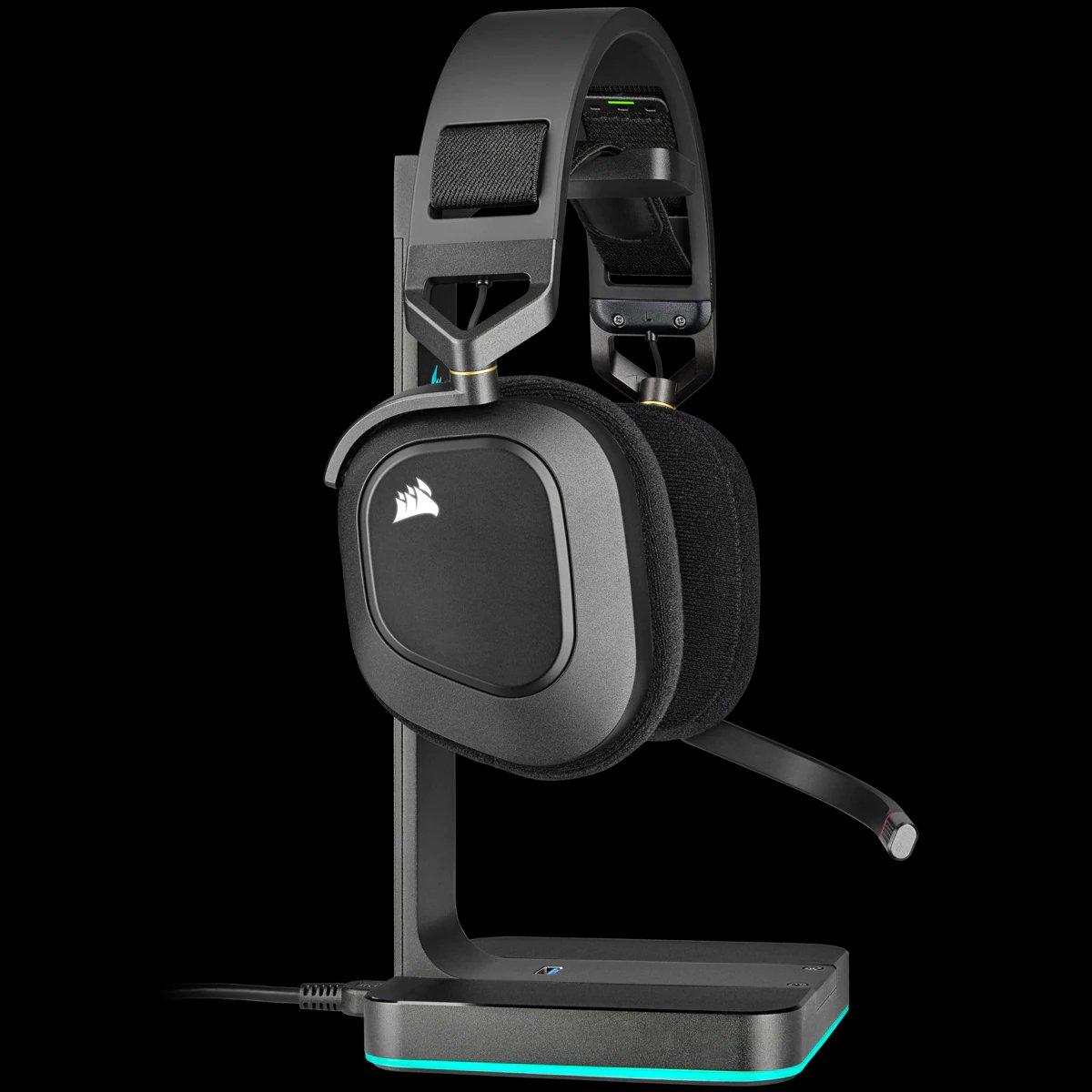 Corsair  Headset HS80 RGB iCUE Schwarz 