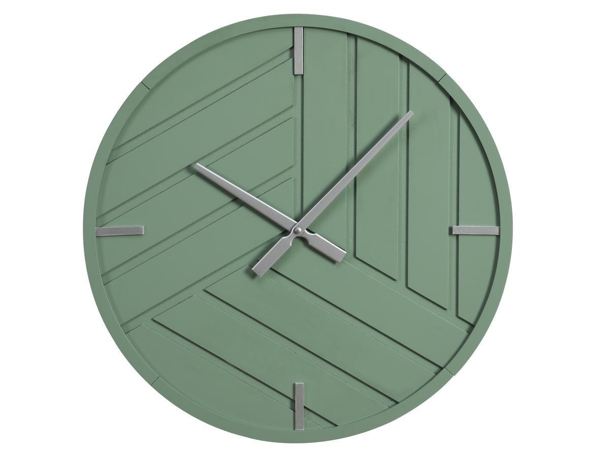 Vente-unique Orologio da parete D. 50 cm Verde e Argento Moderno - HERTI  