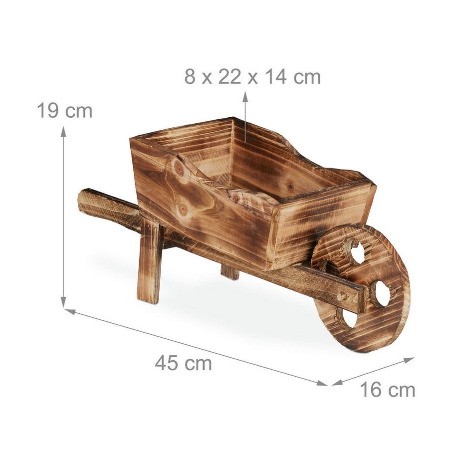 B2X Set di 2 carriole per piante  