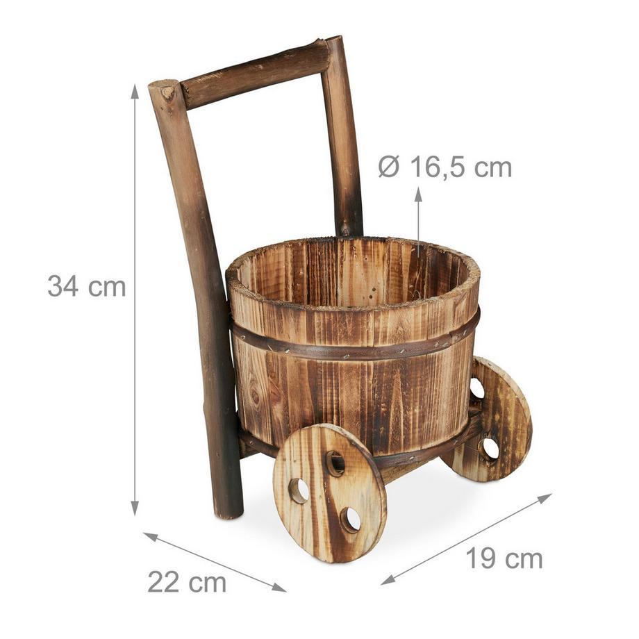 B2X Set di 2 carriole per piante  