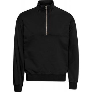 Colorful Standard  Felpa 1/4 zip Colorful Standard Organic deep black 