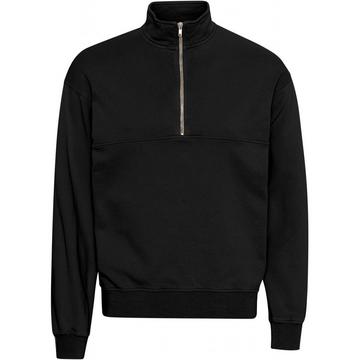 Felpa 1/4 zip Colorful Standard Organic deep black