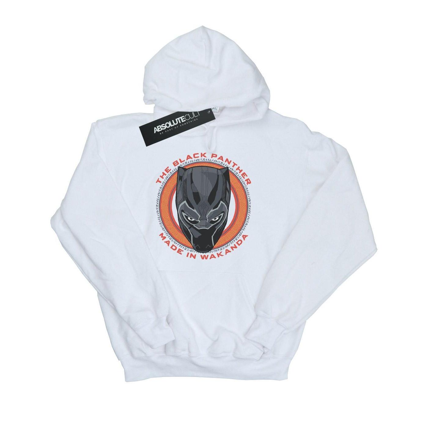 Image of Black Panther Made In Wakanda Red Kapuzenpullover Mädchen Weiss 116
