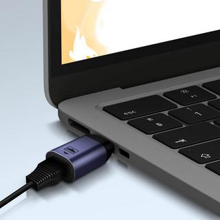 Avizar  Adattatore da USB-C a Ethernet grigio 