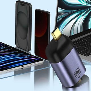 Avizar  Adattatore da USB-C a Ethernet grigio 