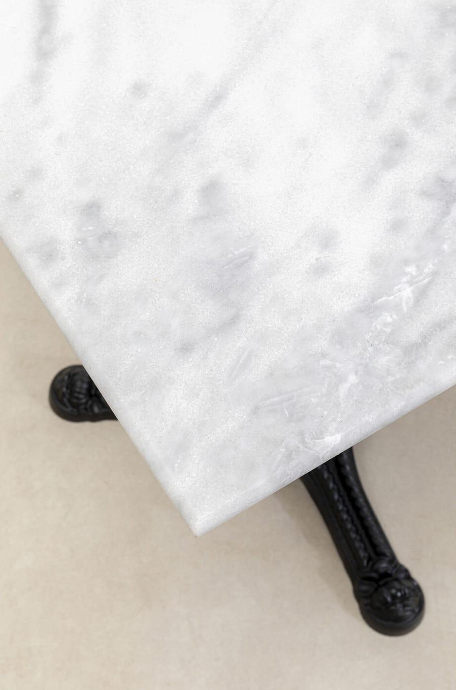 KARE Design Table de bistrot Café Square blanc 60x60  