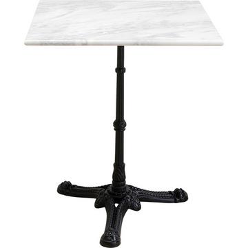 Table de bistrot Café Square blanc 60x60