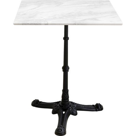 KARE Design Table de bistrot Café Square blanc 60x60  