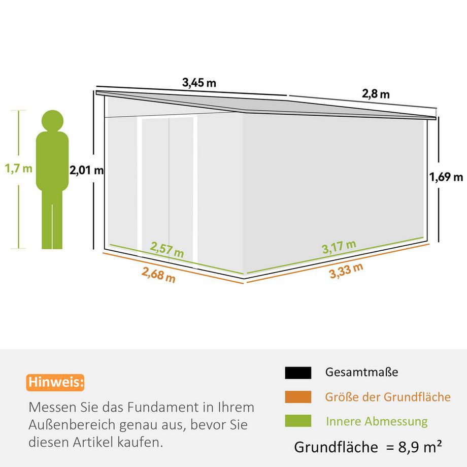 Outsunny Gerätehaus  