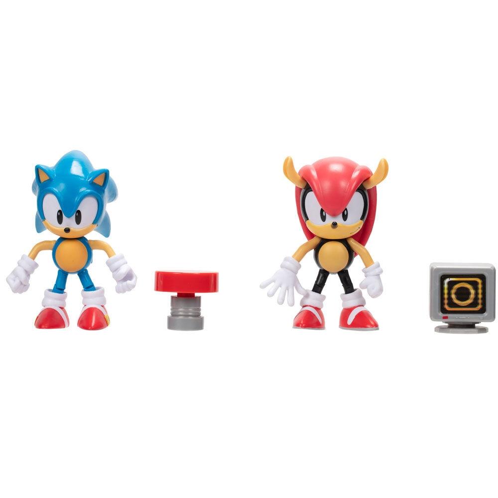 JAKKS Pacific  Sonic The Hedgehog Sonic & Mighty Sonic Set Figuren 10cm 