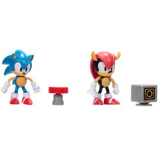 JAKKS Pacific  Sonic The Hedgehog Sonic & Mighty Sonic Set Figuren 10cm 