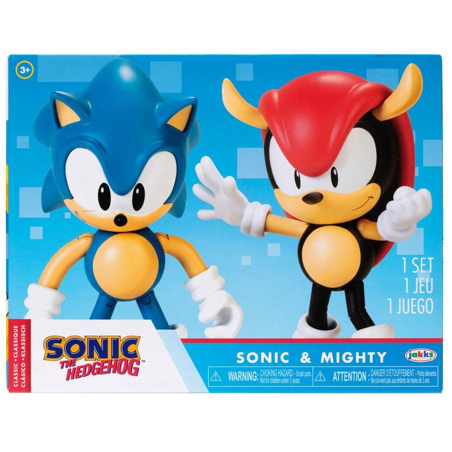 JAKKS Pacific  Sonic The Hedgehog Sonic & Mighty Sonic set figures 10cm 