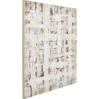 KARE Design Tableau sur toile Treccia 120x120  