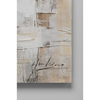 KARE Design Tableau sur toile Treccia 120x120  