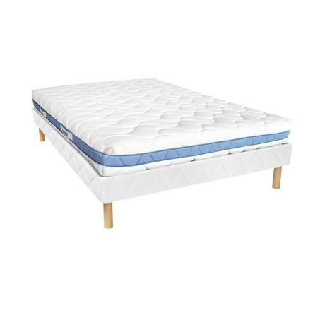 DREAMEA Ensemble sommier + matelas mémoire de forme AIRMEMORY de DREAMEA  