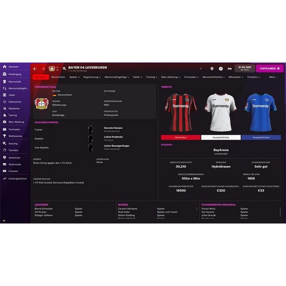 SEGA  SEGA Football Manager 2022 Standard Deutsch, Englisch PC 