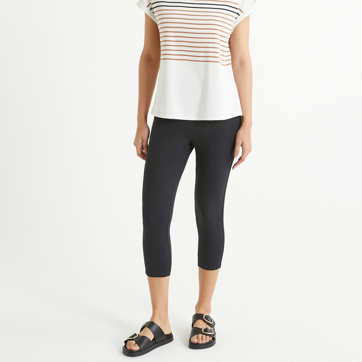 Image of Capri-leggings Unisex Schwarz 50
