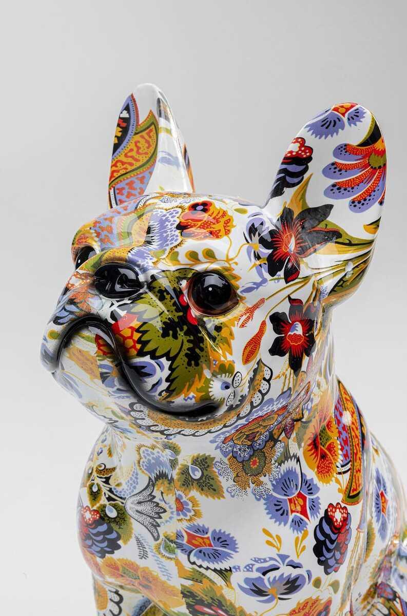 Statua Colorata Bulldog Francese - Soprammobile Moderno E Divertente - Foto 5