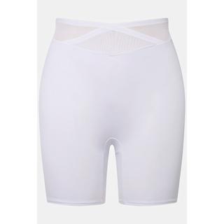 Ulla Popken  Shorty sculptant taille haute, large ceinture en mesh et effet cache-cœur 