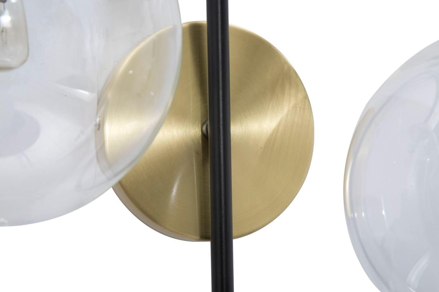 mutoni Wandleuchte Eisen schwarz  