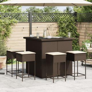 VidaXL Gartenbar set poly-rattan  