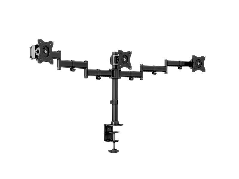 Multibrackets  3385 support d'écran plat pour bureau 68,6 cm (27") Pince/boulon Noir 