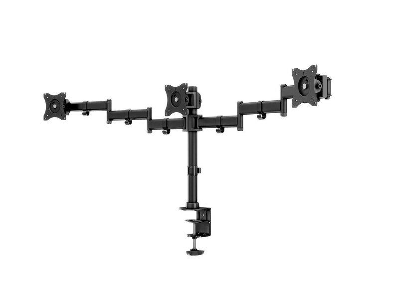 Multibrackets  3385 Flachbildschirm-Tischhalterung 68,6 cm (27 Zoll) Klemme /Bolzen Schwarz 