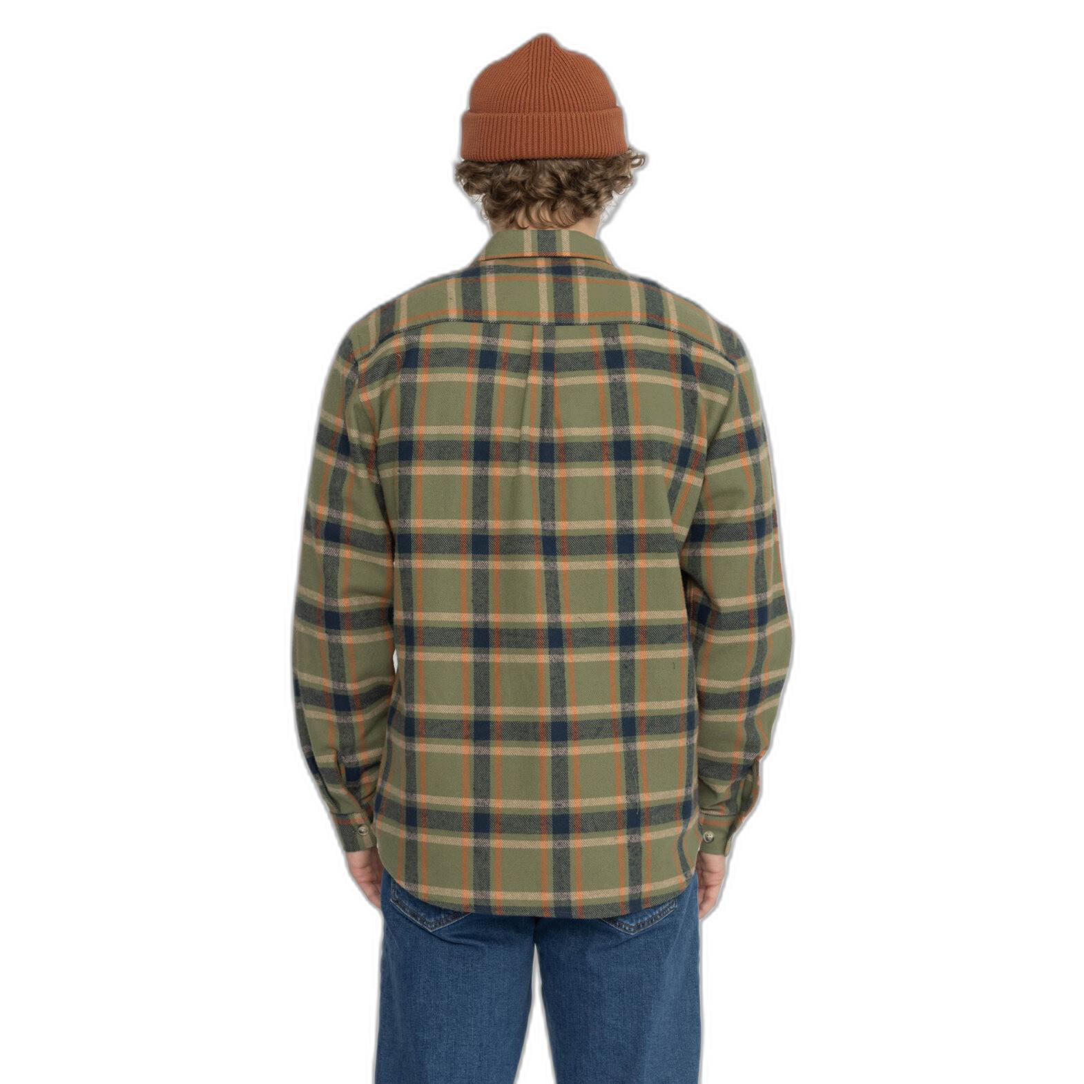 Revolution Kariertes Überhemd mit Knopfverschluss  