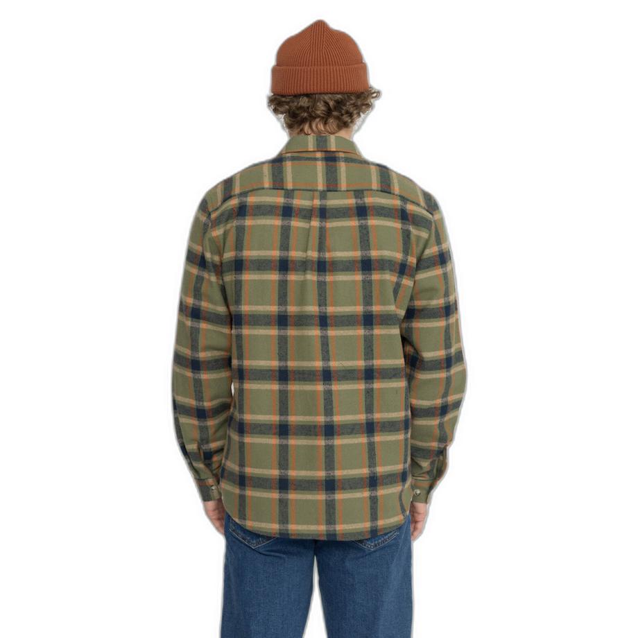 Revolution Kariertes Knopf-Überhemd  