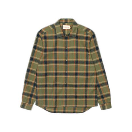 Revolution Kariertes Überhemd mit Knopfverschluss  