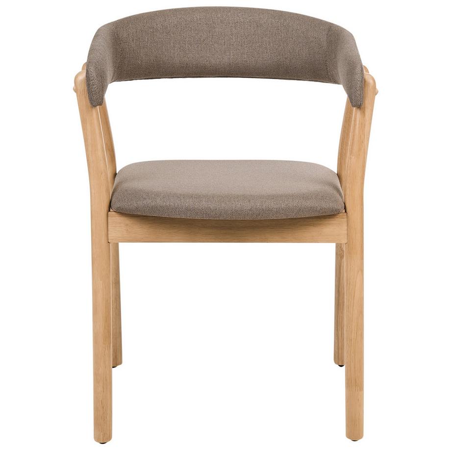 Beliani Esszimmerstuhl 2er Set aus Stoff  MYLO  