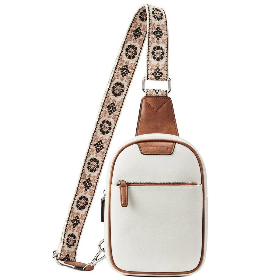 Sac de taille, sac à bandoulière, sac de poitrine, sac à bandoulière en cuir PU, sac à dos universel