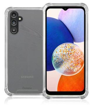 Fonex  Galaxy A14 - Fonex Mols coque en caoutchouc transparent 