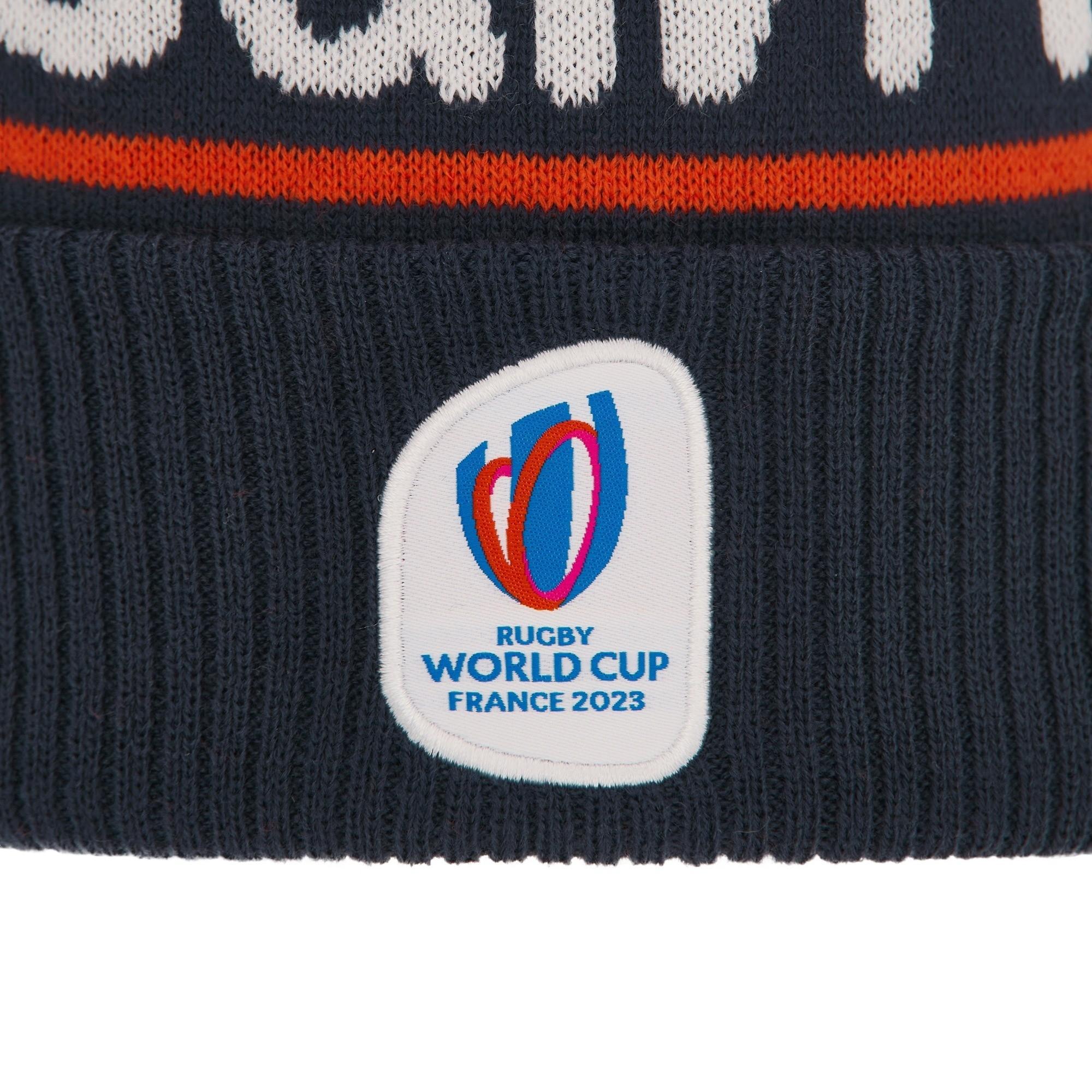 macron  bonnet avec pompon rwc france 2023 st denis 